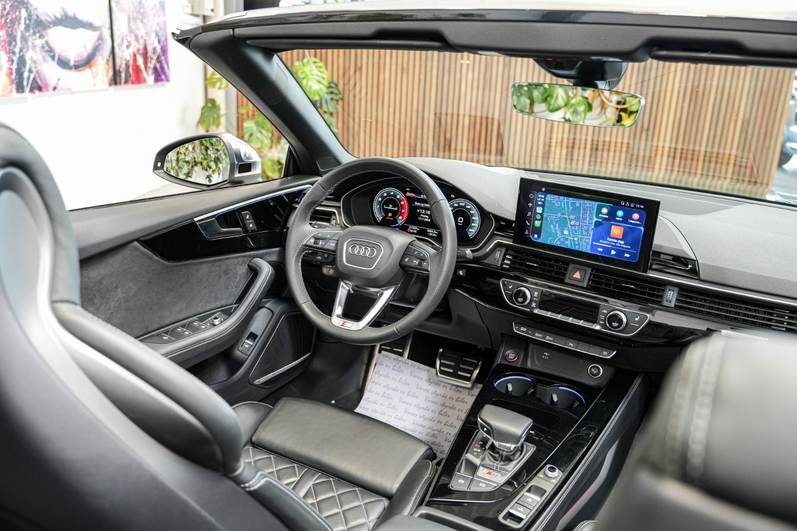 Grøn Audi S5 fra 2023