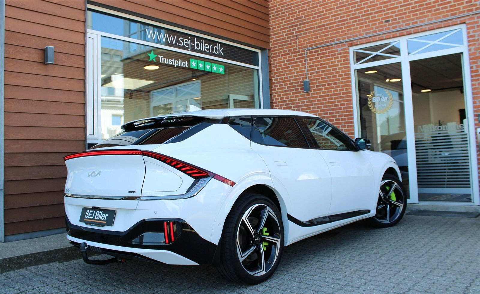 Hvid Kia EV6 fra 2024