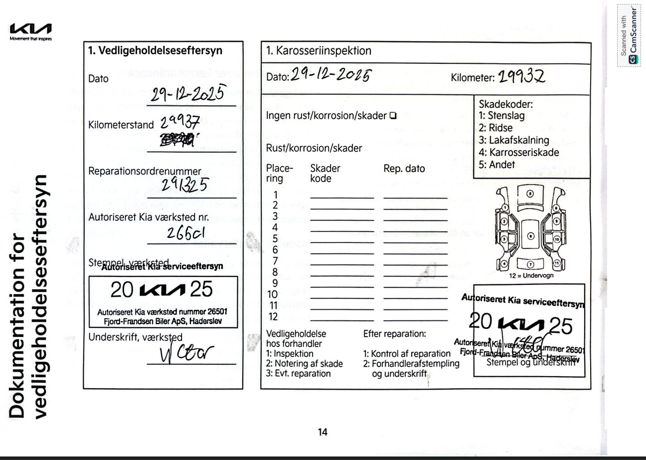 Hvid Kia EV6 fra 2024