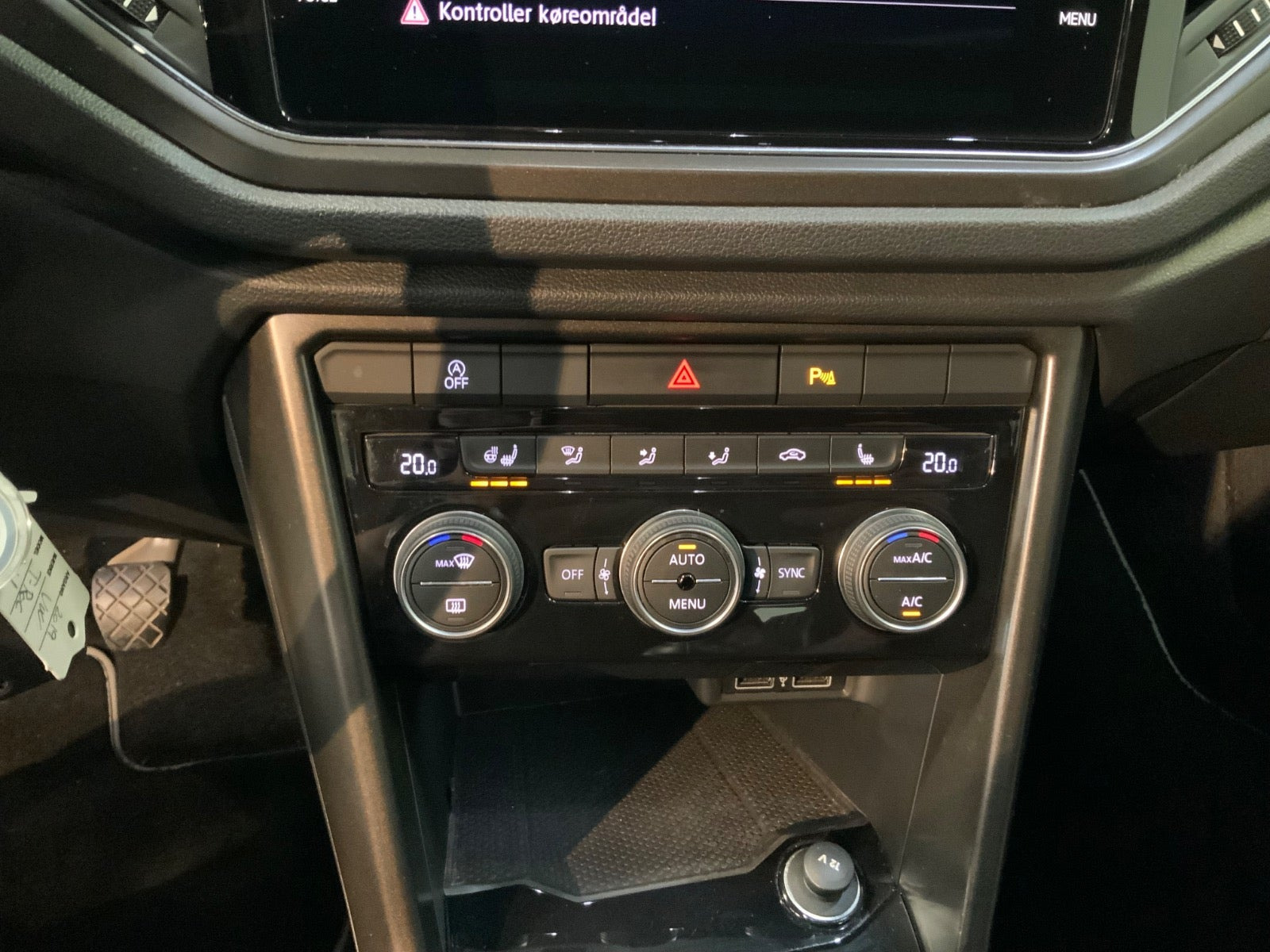 Hvid VW T-Roc fra 2020