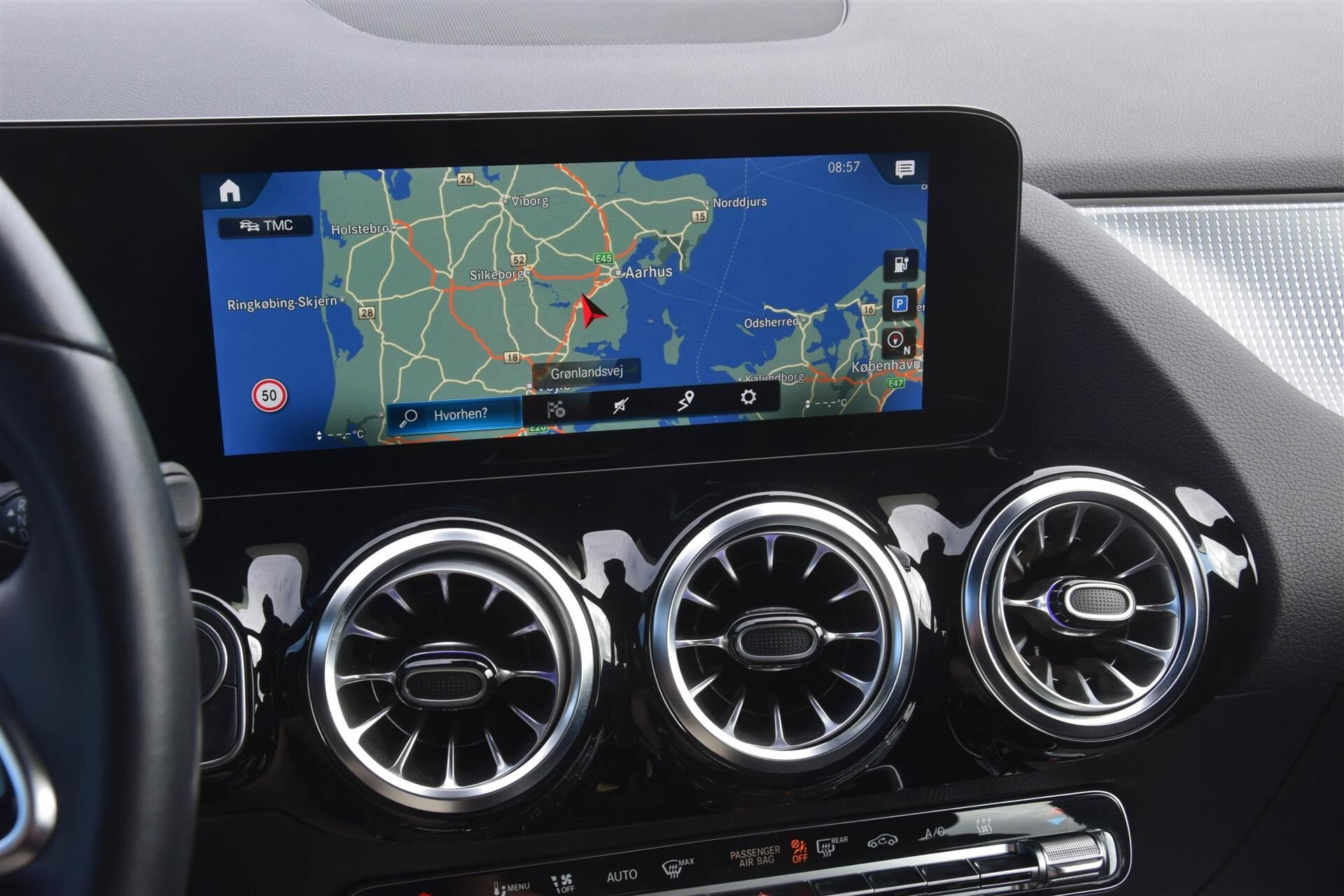 Sort Mercedes EQA 250 fra 2023