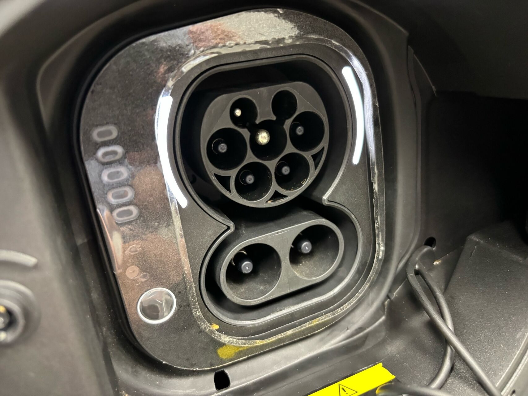 Blå Fiat 500e fra 2024