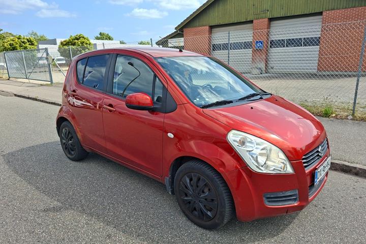 Orange Suzuki Splash fra 2008