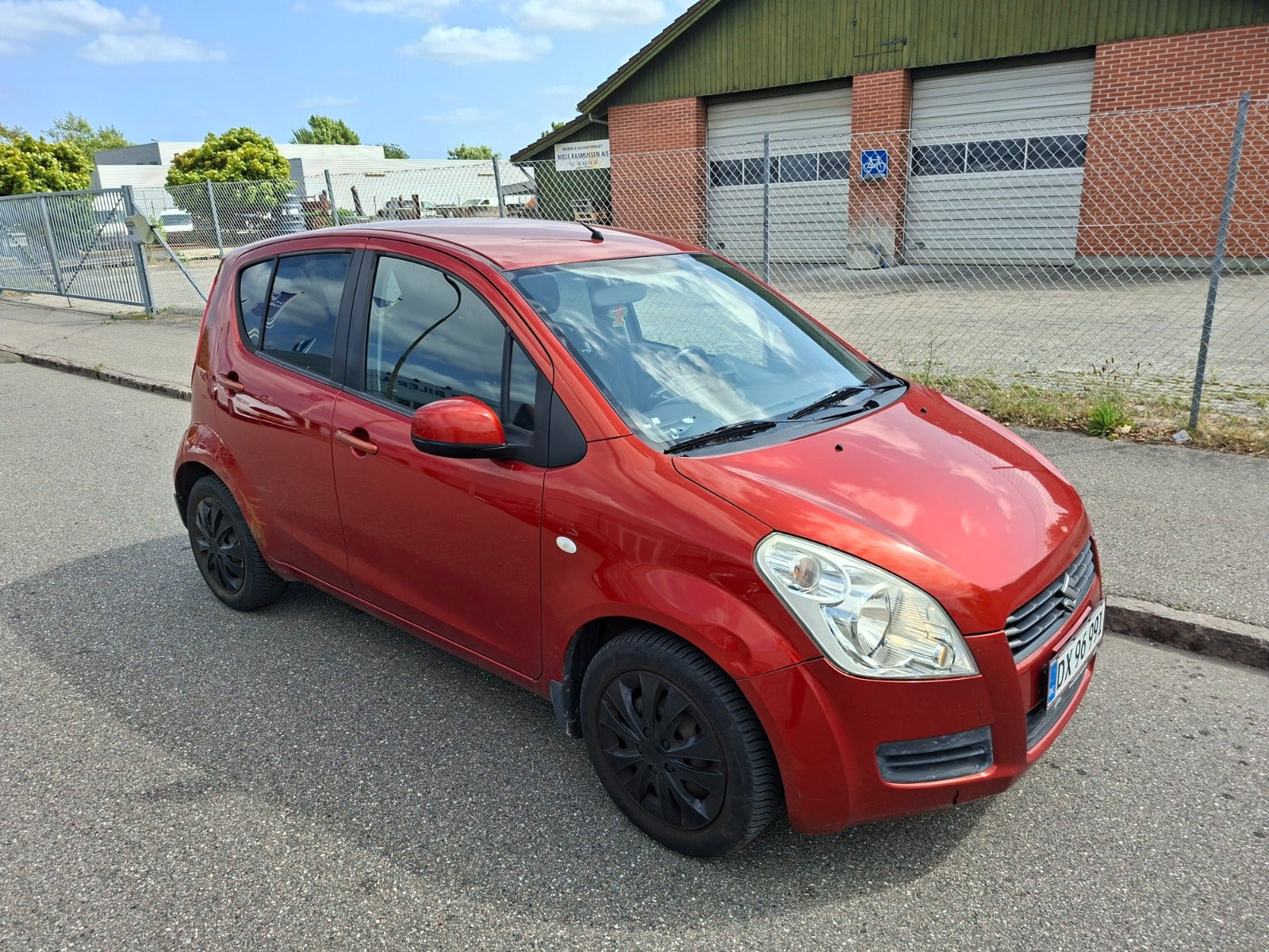 Orange Suzuki Splash fra 2008