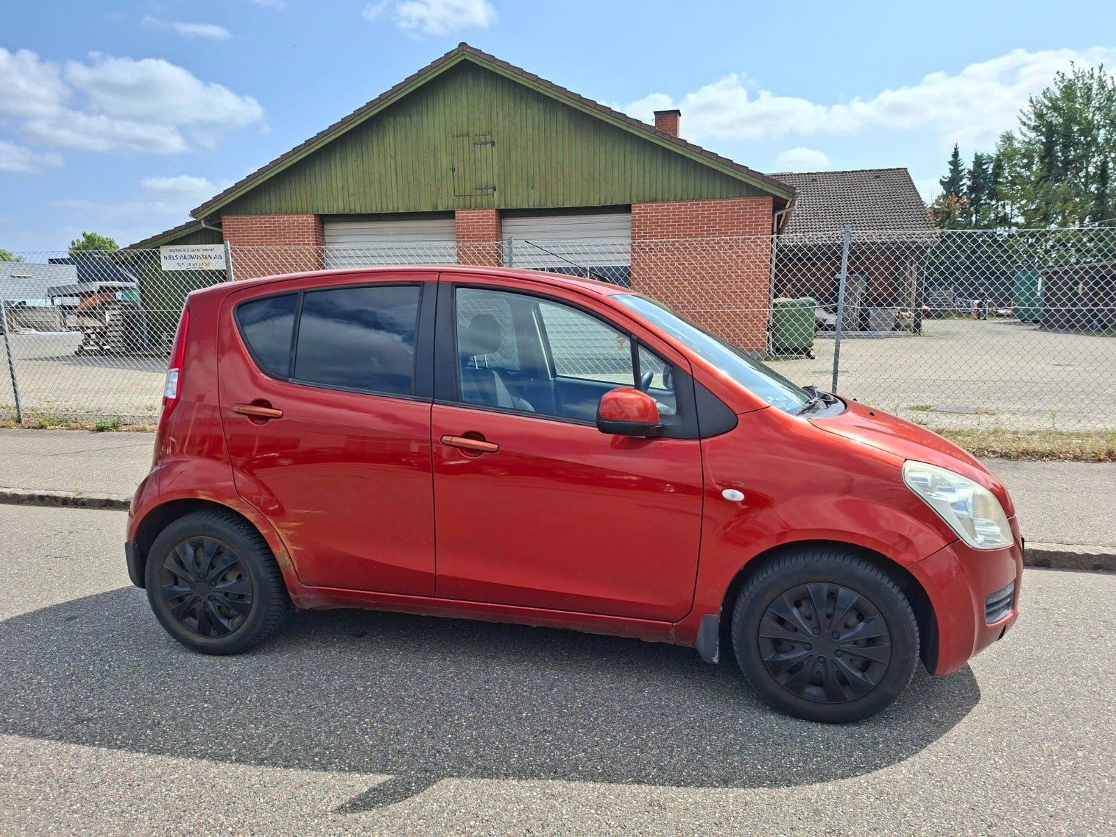 Orange Suzuki Splash fra 2008