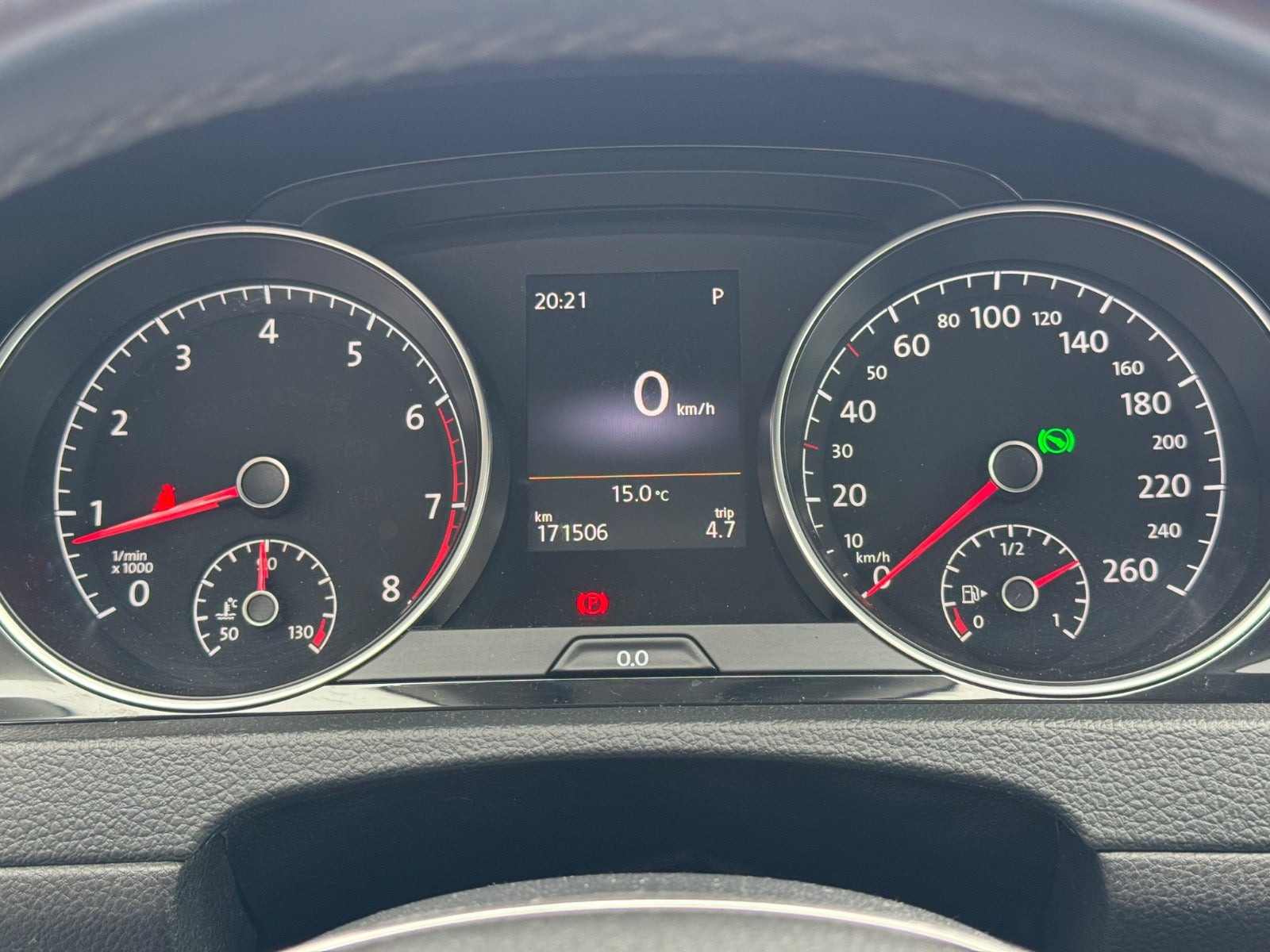 Sort VW Golf VII fra 2014