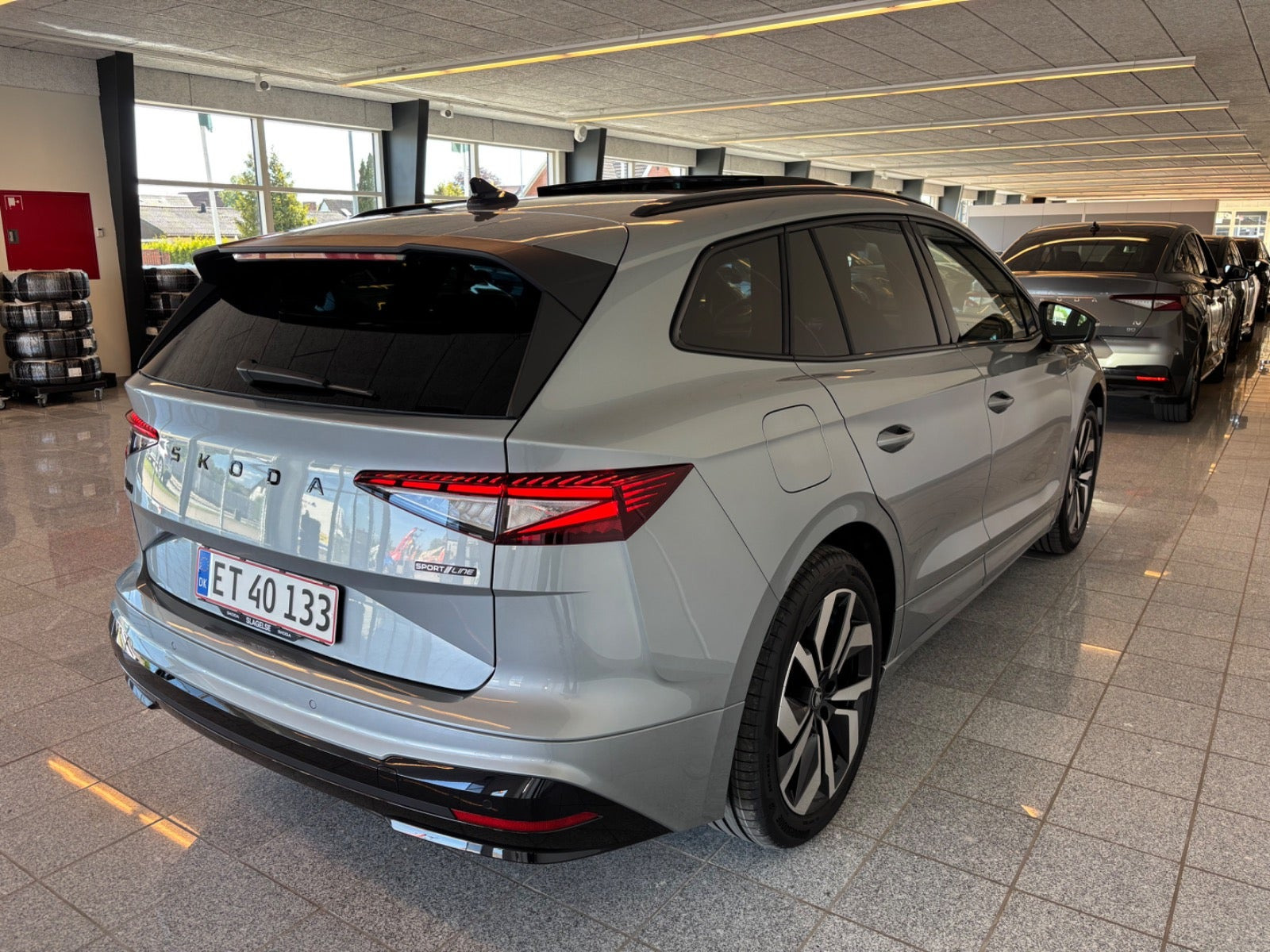 Sølv Skoda Enyaq fra 2025