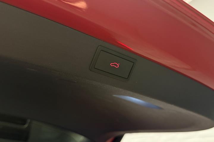 Rød Skoda Enyaq fra 2022
