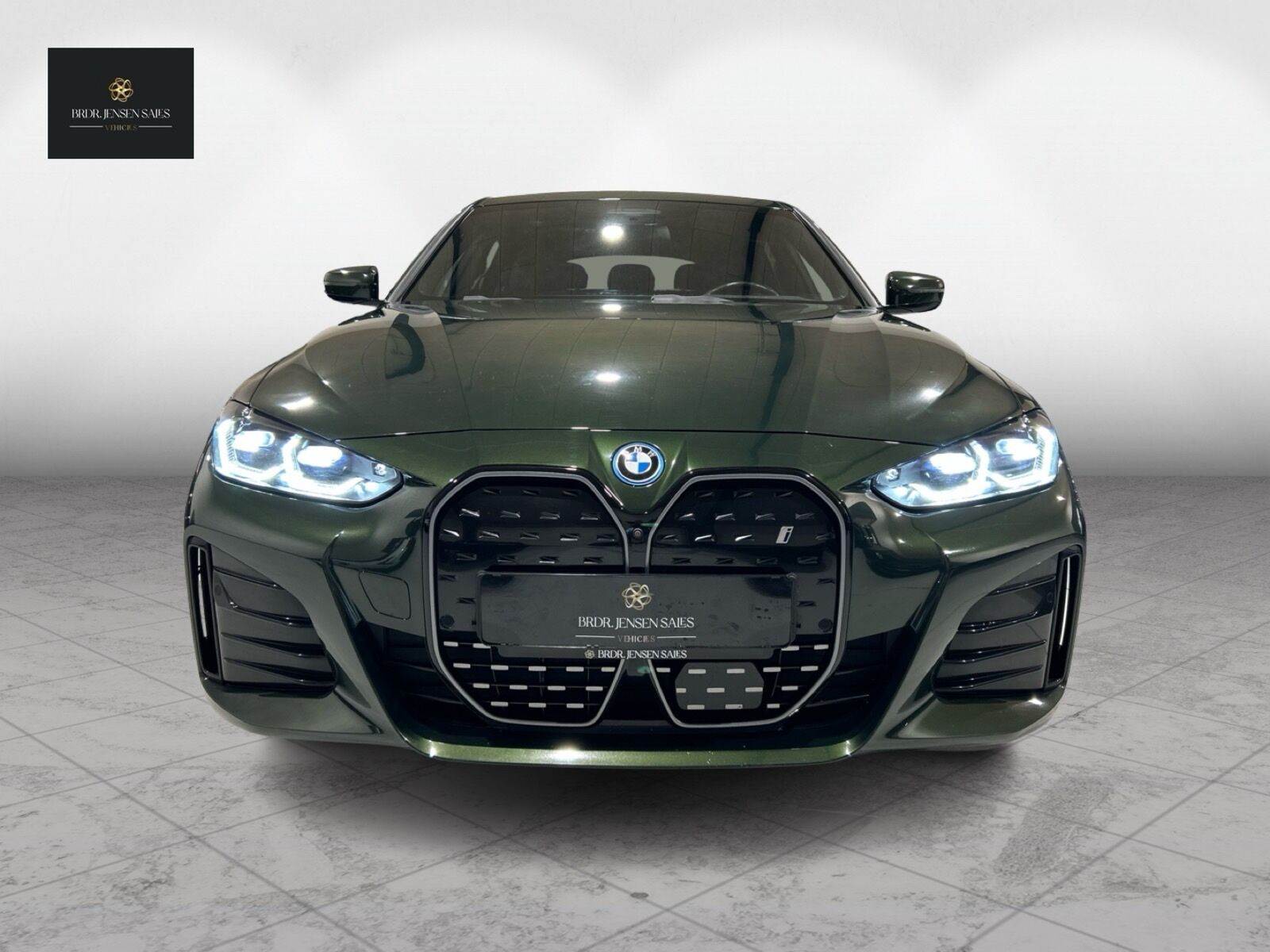 Grøn BMW i4 fra 2023