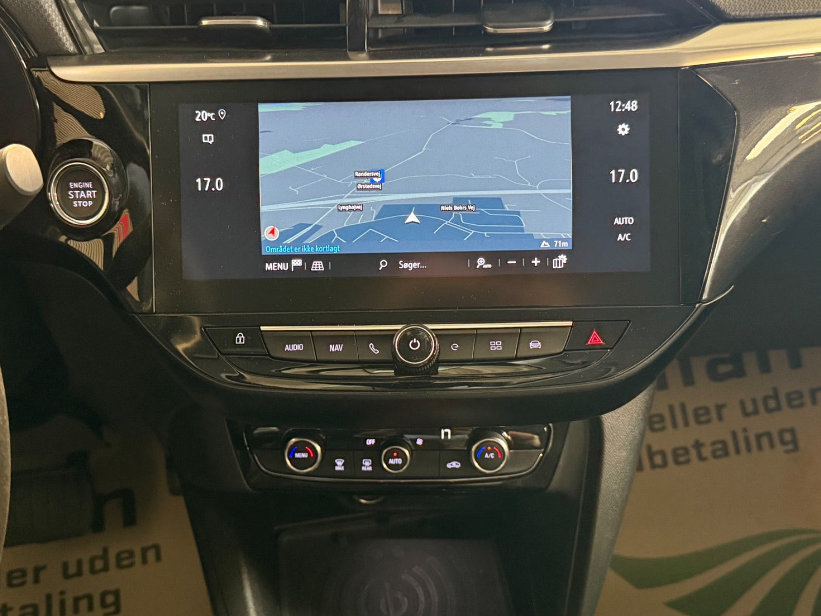 Sølv Opel Corsa-e fra 2022