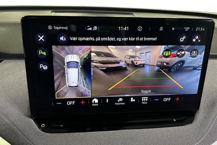 Grå Skoda Enyaq fra 2022