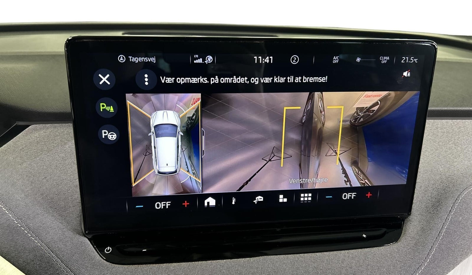 Grå Skoda Enyaq fra 2022