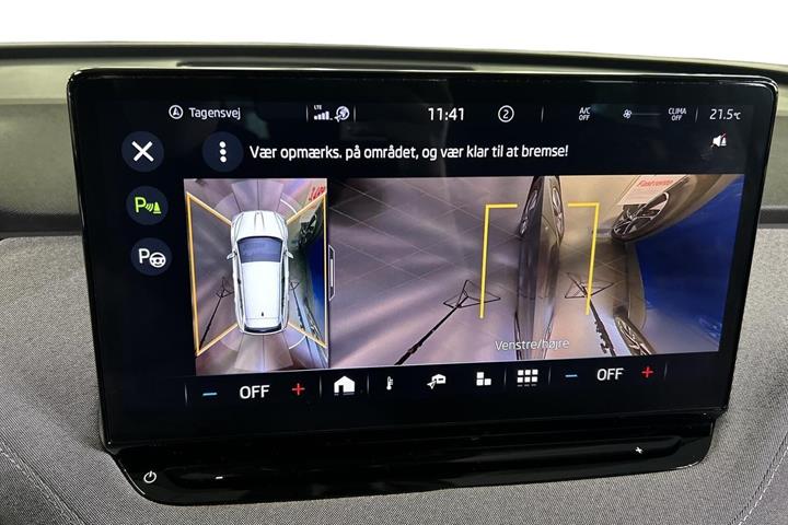 Grå Skoda Enyaq fra 2022