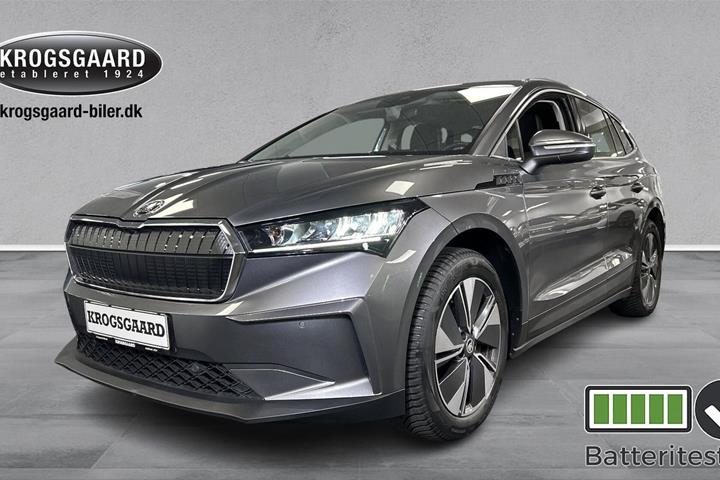 Grå Skoda Enyaq fra 2023