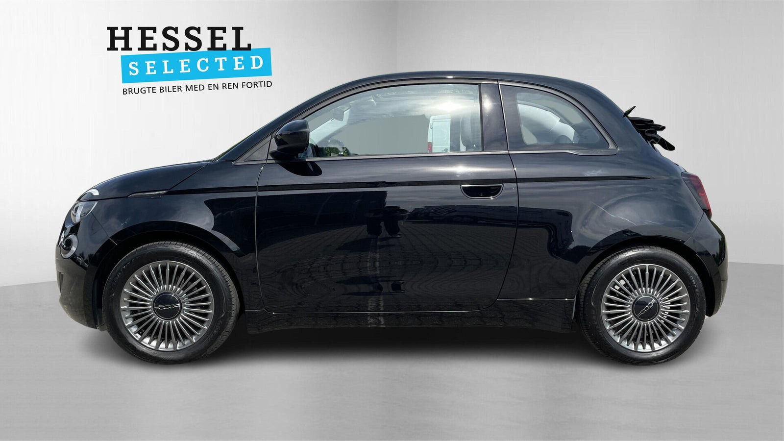 Sort Fiat 500e fra 2023