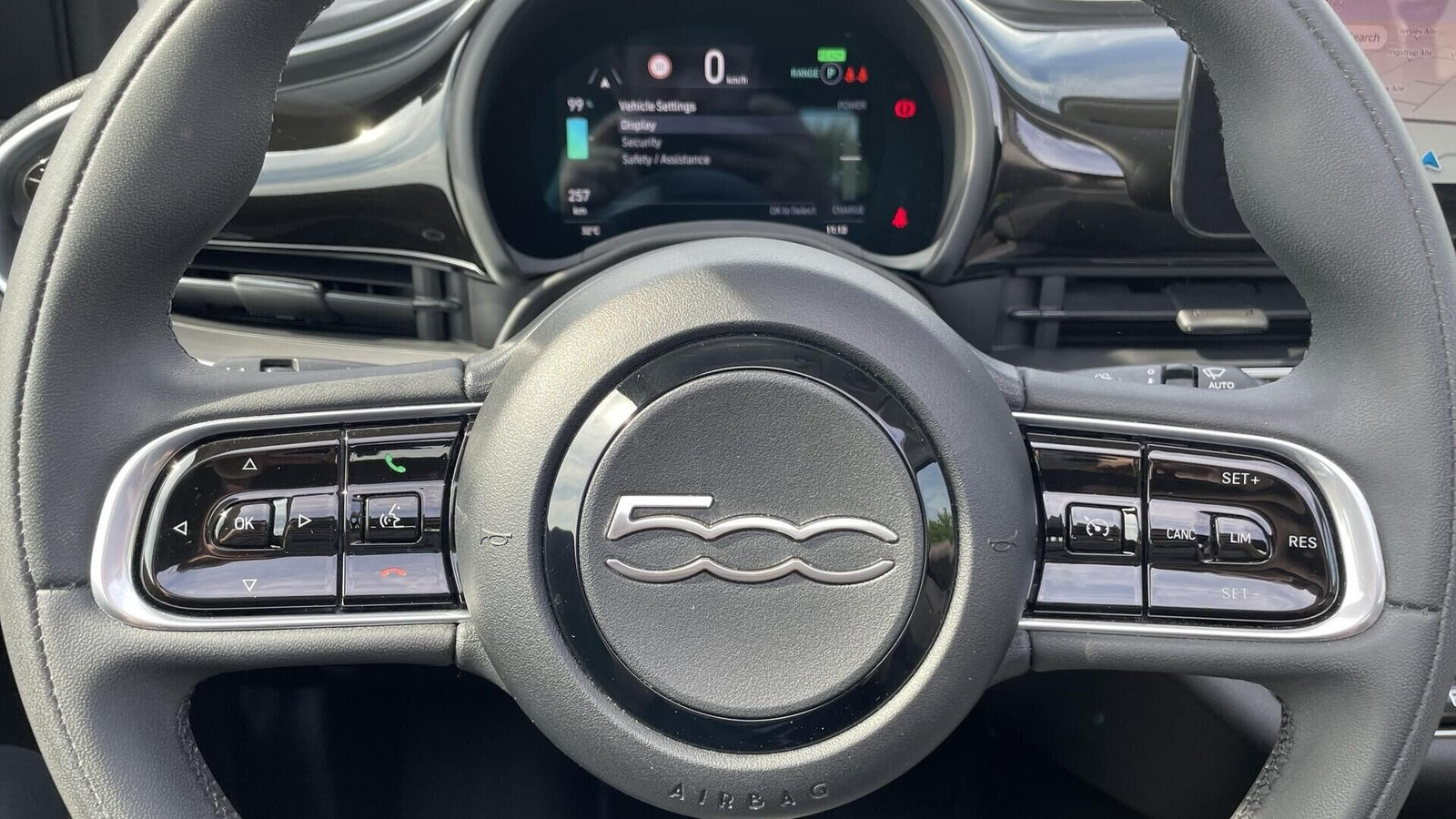 Sort Fiat 500e fra 2023