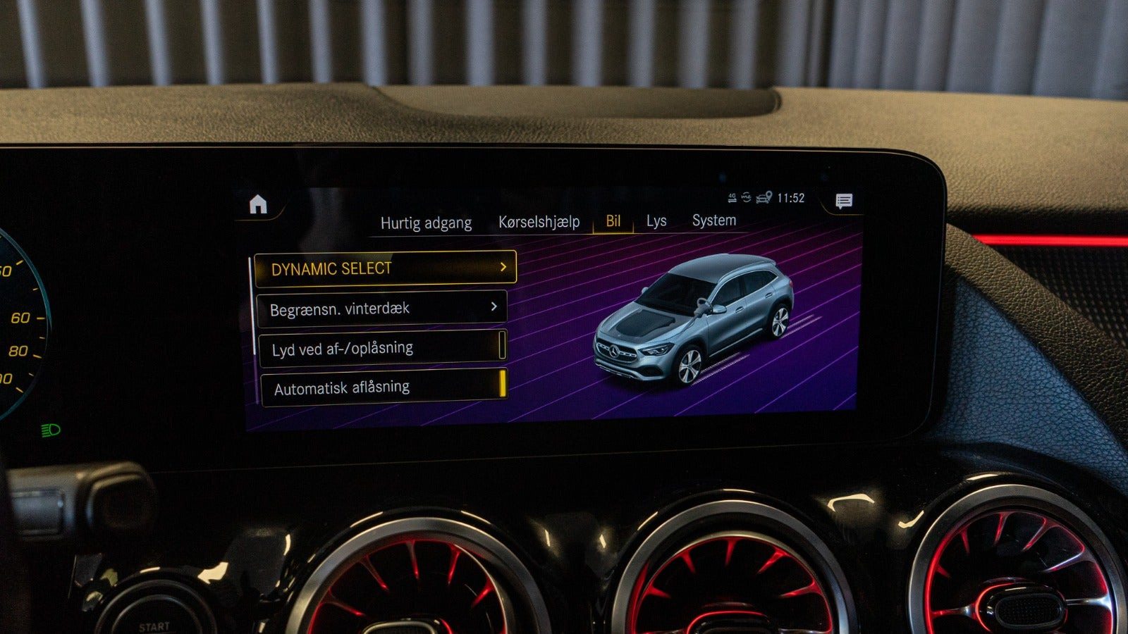 Sort Mercedes GLA250 e fra 2022