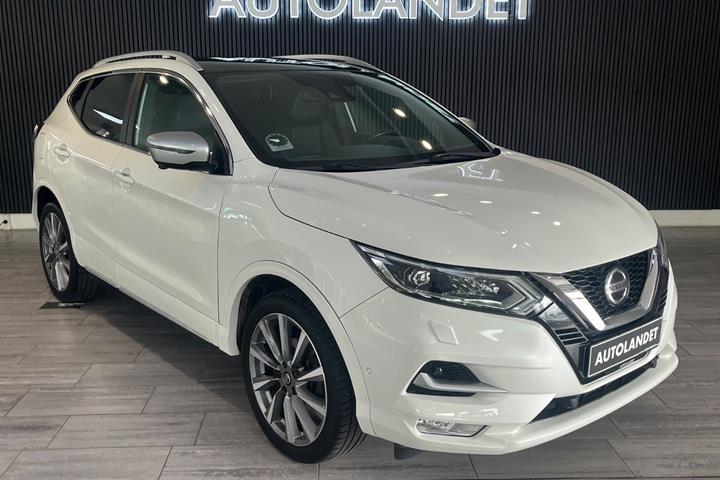 Hvid Nissan Qashqai fra 2019