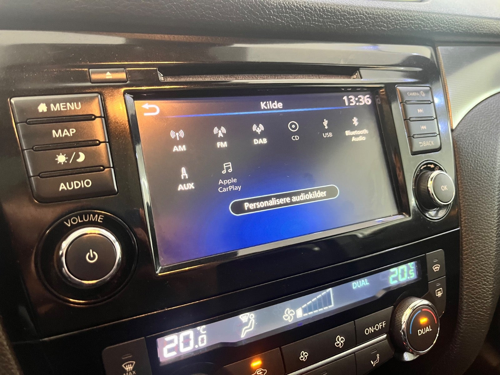 Hvid Nissan Qashqai fra 2019