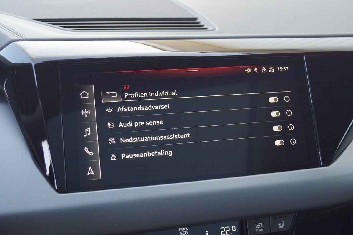 Sort Audi e-tron GT fra 2022