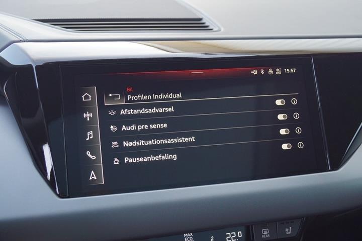 Sort Audi e-tron GT fra 2022