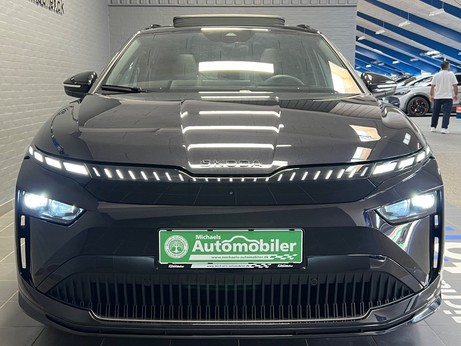 Sort Skoda Enyaq fra 2025