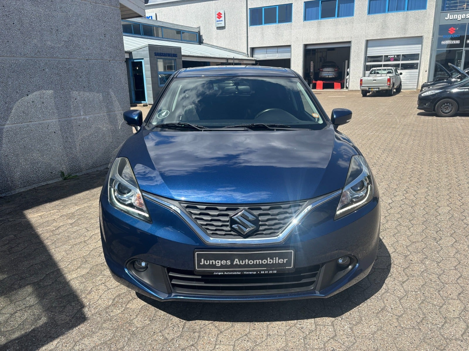 Blå Suzuki Baleno fra 2019