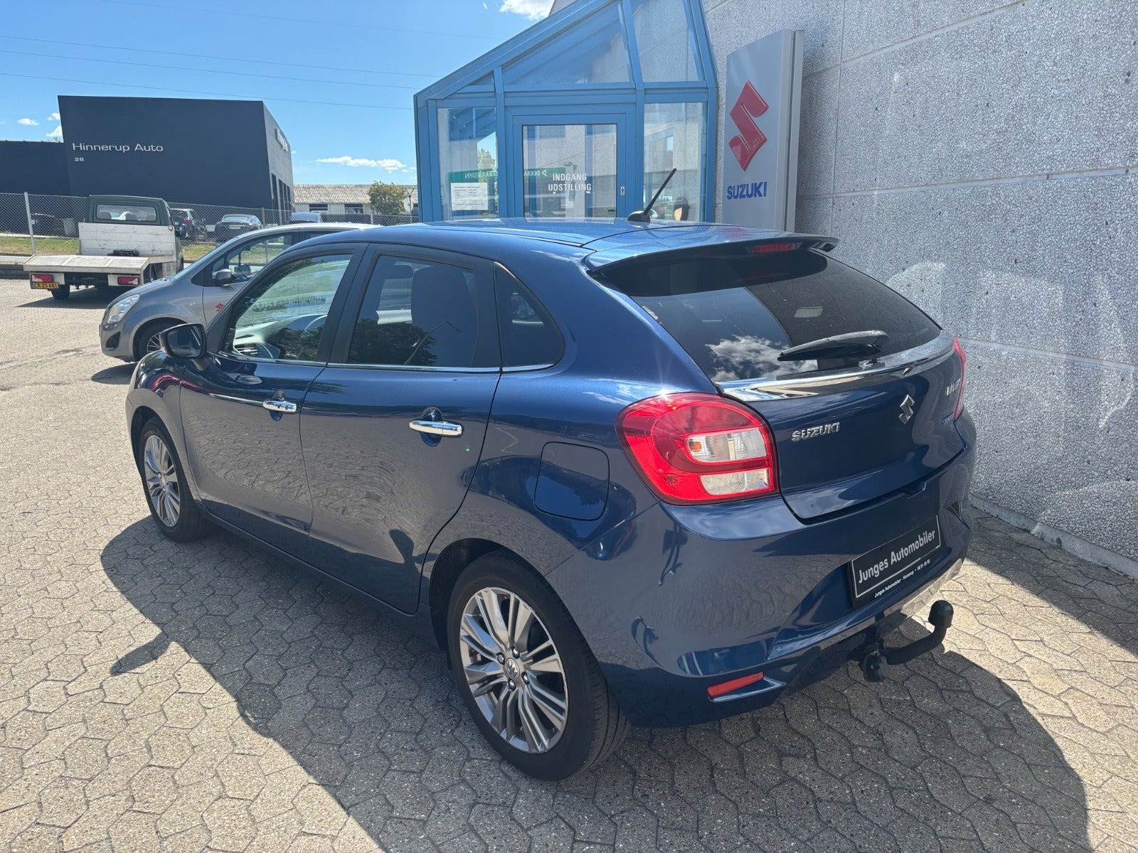 Blå Suzuki Baleno fra 2019