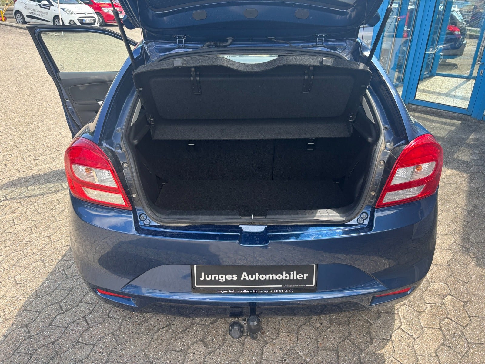 Blå Suzuki Baleno fra 2019