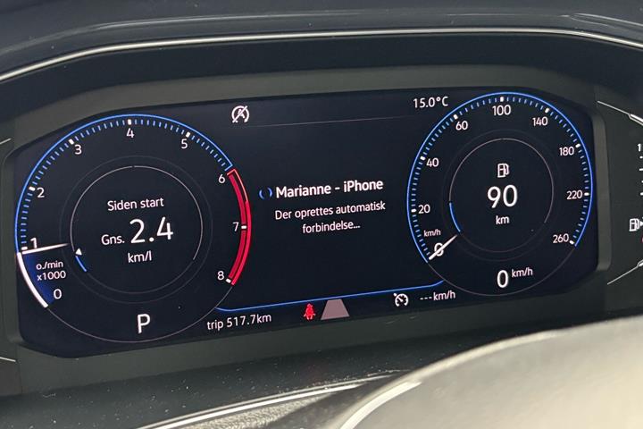Grå VW T-Roc fra 2018