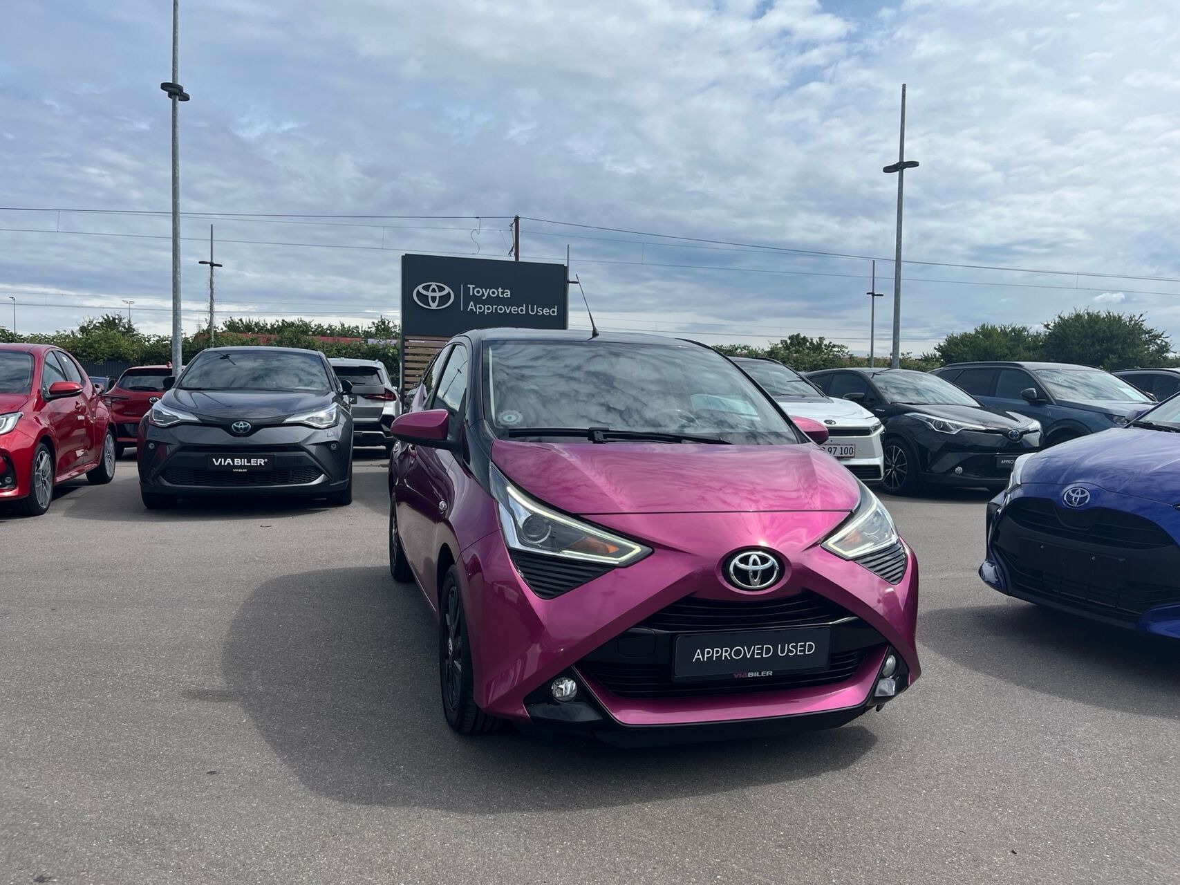 Lilla Toyota Aygo fra 2019