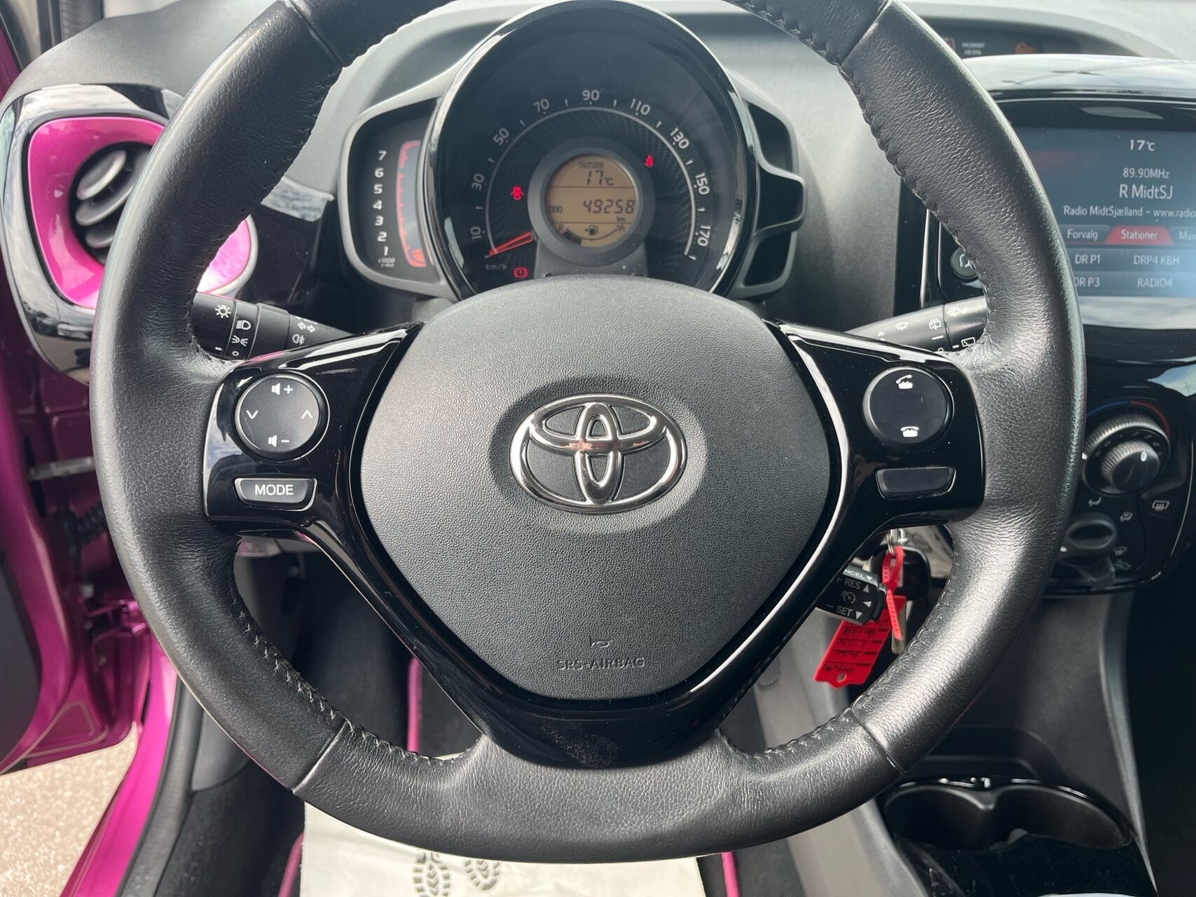 Lilla Toyota Aygo fra 2019