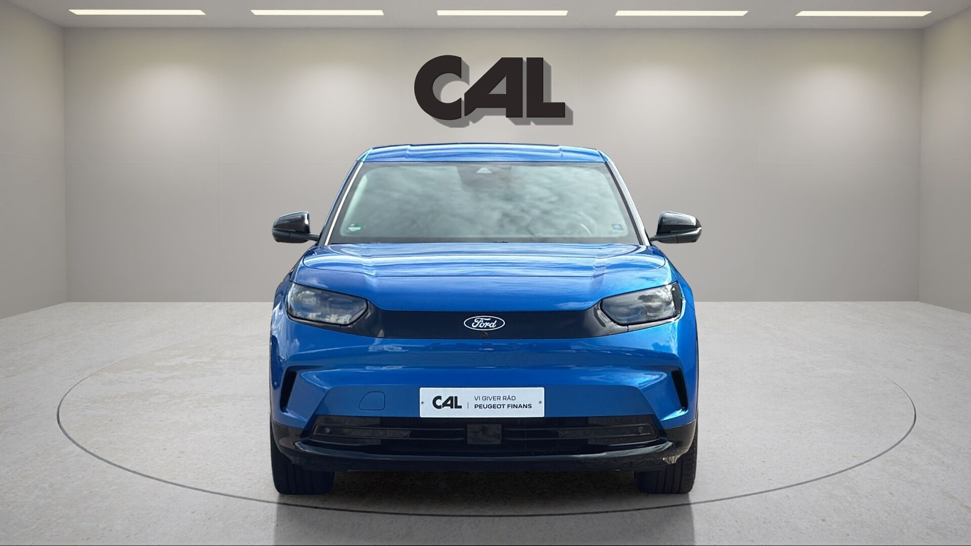 Blå Ford Capri fra 2025