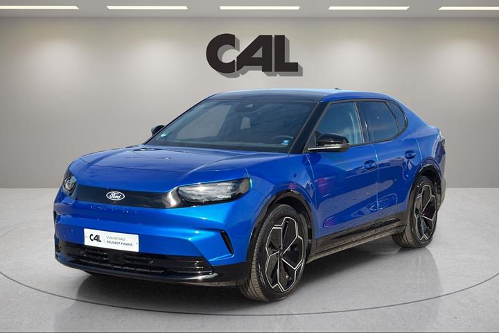 Blå Ford Capri fra 2025