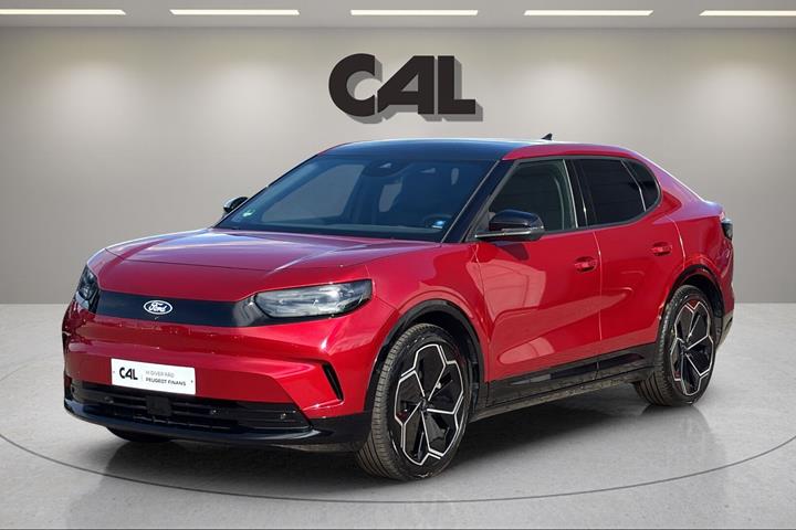 Rød Ford Capri fra 2025