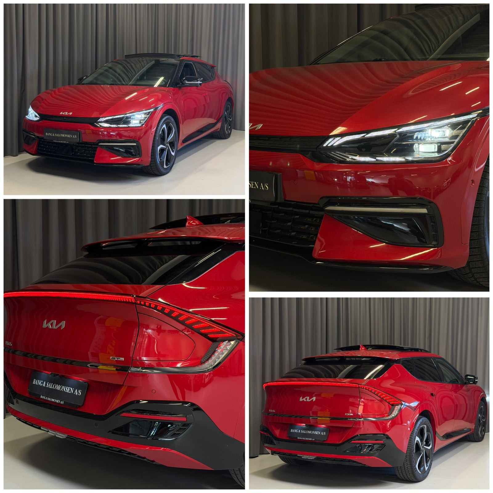 Rød Kia EV6 fra 2021
