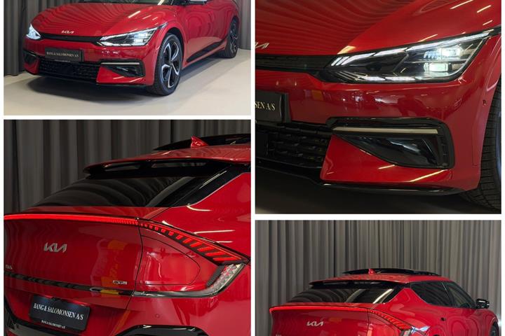 Rød Kia EV6 fra 2021