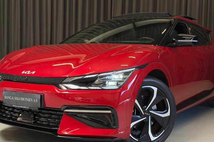 Rød Kia EV6 fra 2021