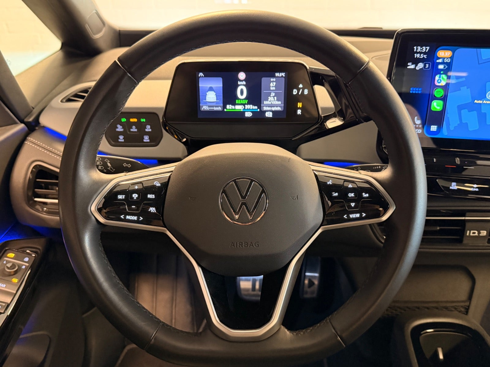 Grøn VW ID.3 fra 2023