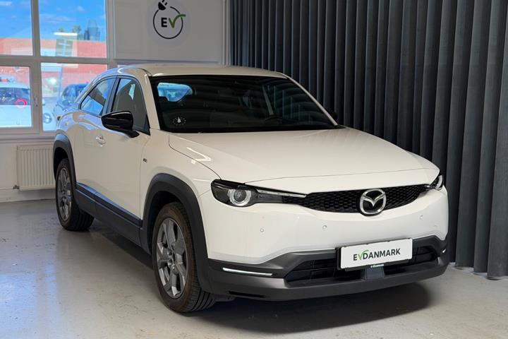 Hvid Mazda MX-30 fra 2023