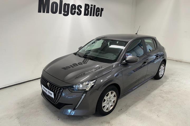 Grå Peugeot 208 fra 2020