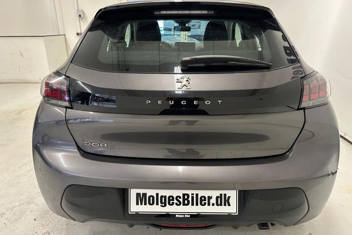 Grå Peugeot 208 fra 2020