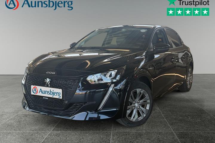 Sort Peugeot e-208 fra 2023