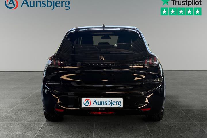 Sort Peugeot e-208 fra 2023