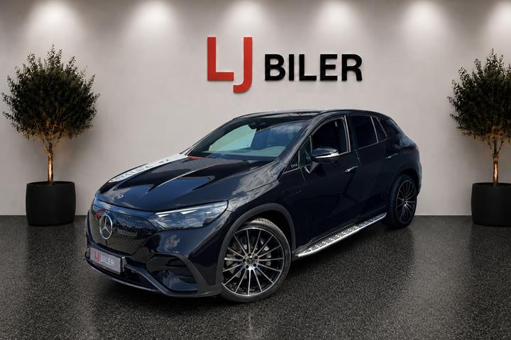 Sort Mercedes EQE350+ SUV fra 2023