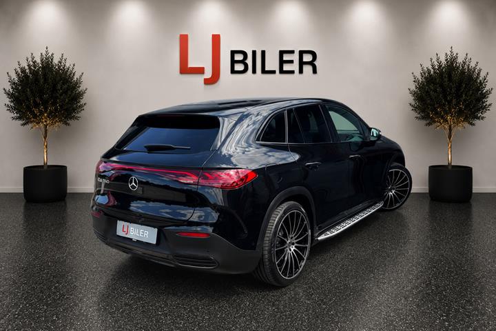 Sort Mercedes EQE350+ SUV fra 2023