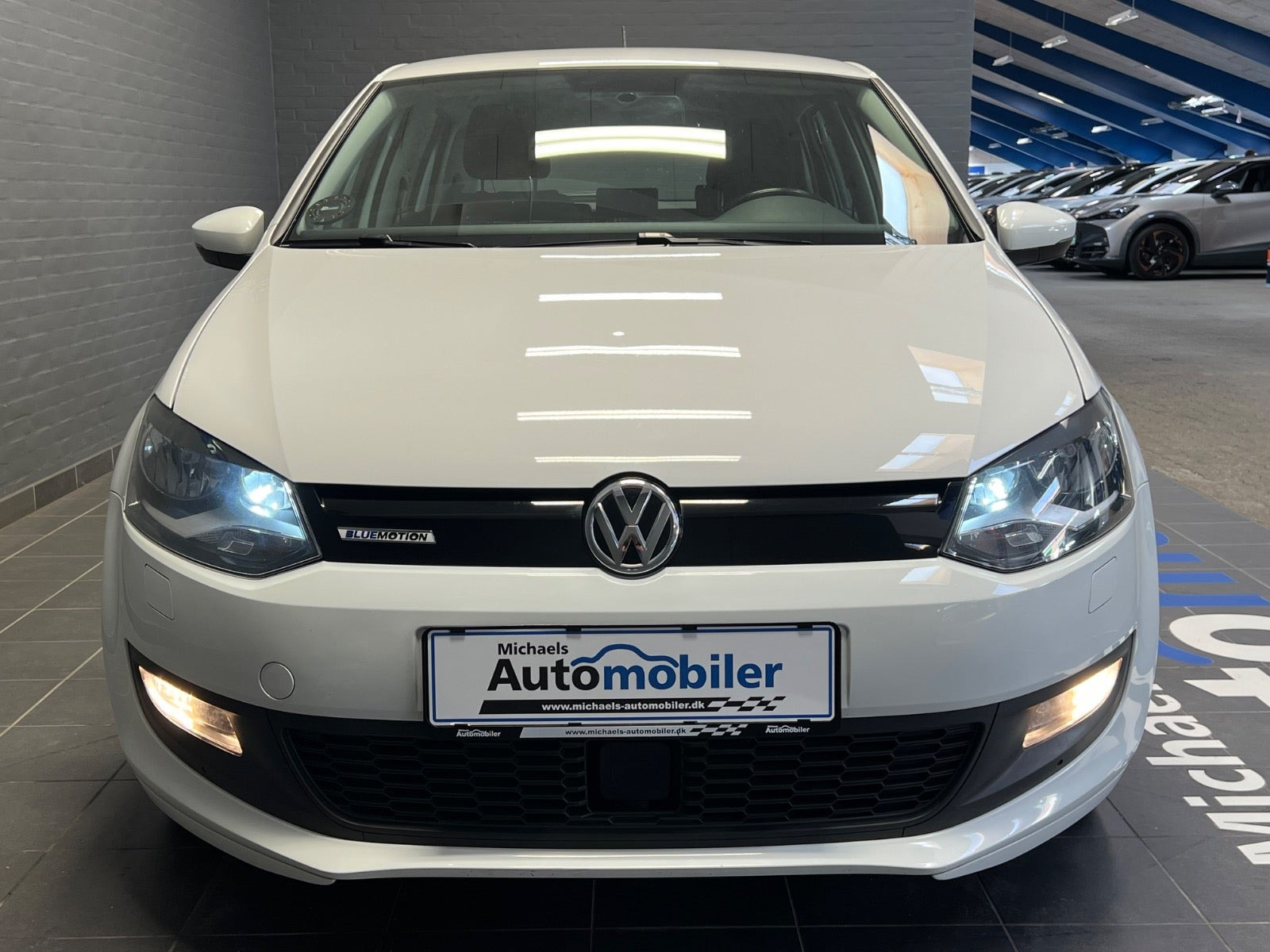 Hvid VW Polo fra 2016