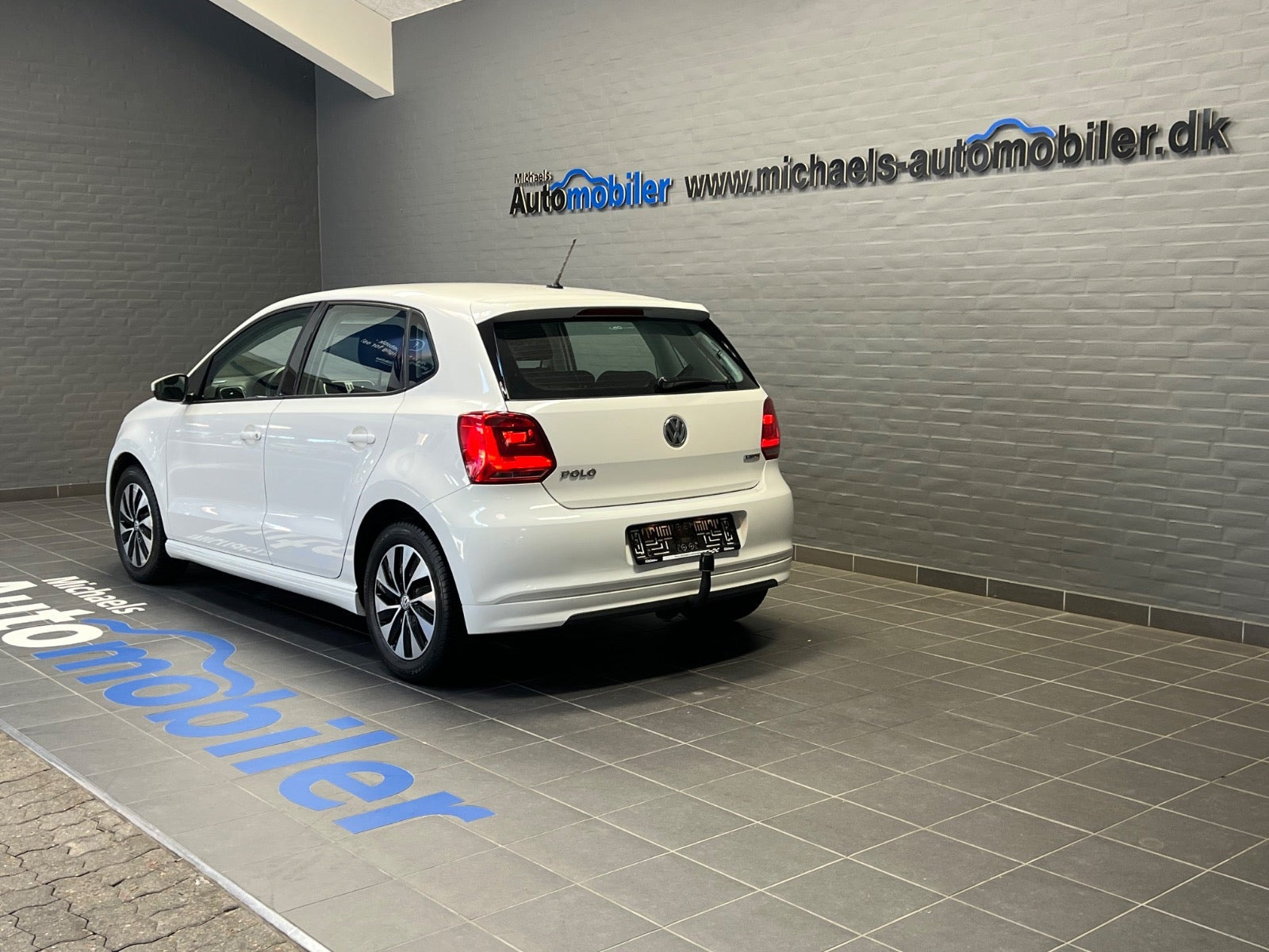 Hvid VW Polo fra 2016