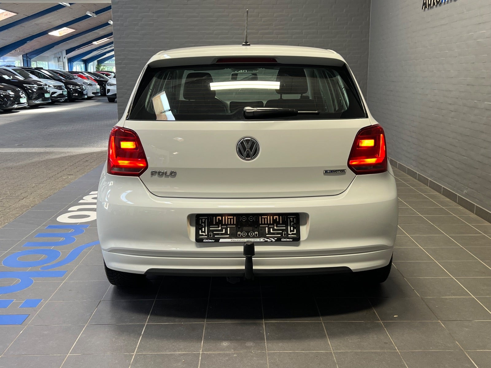 Hvid VW Polo fra 2016