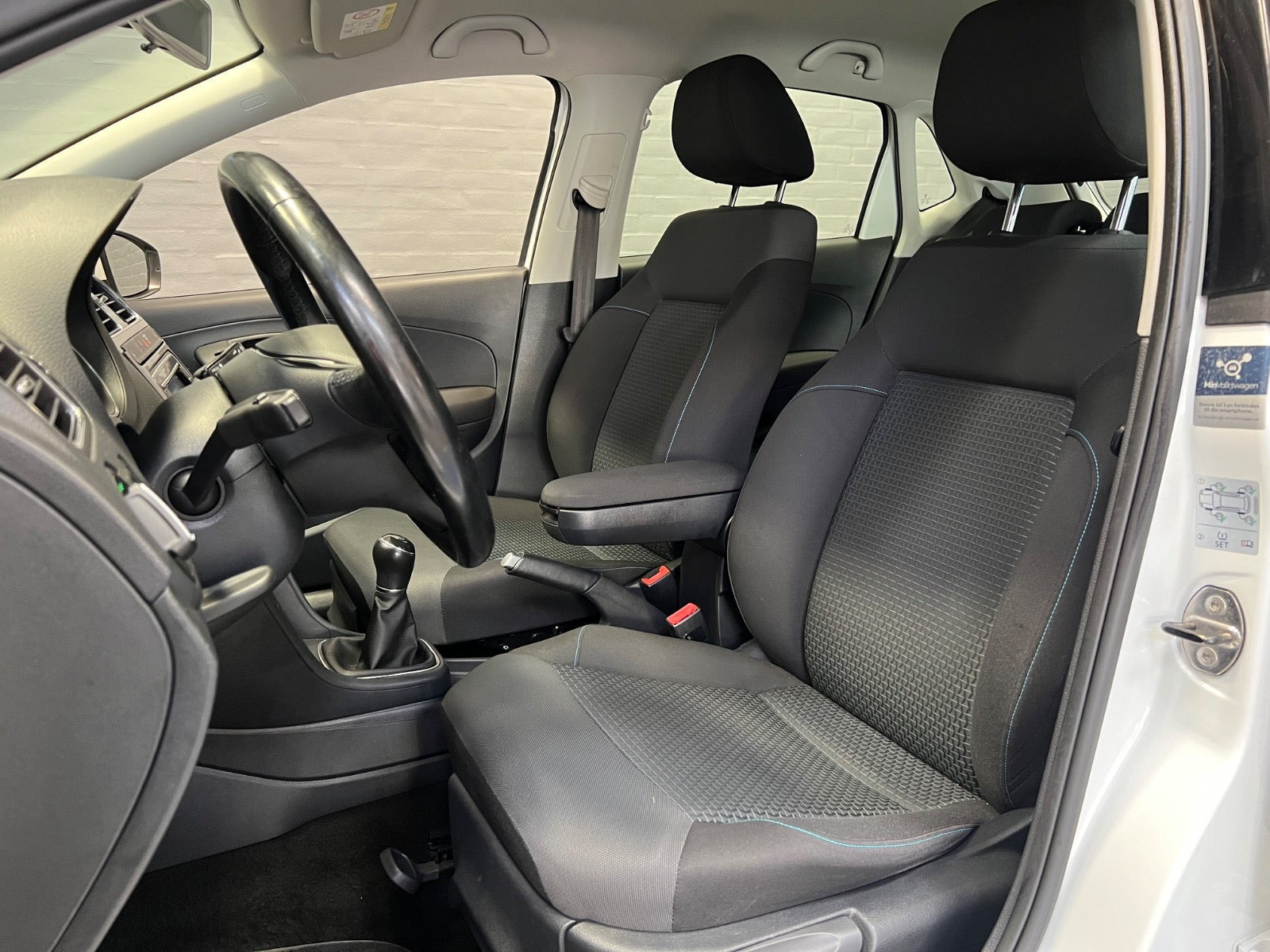 Hvid VW Polo fra 2016